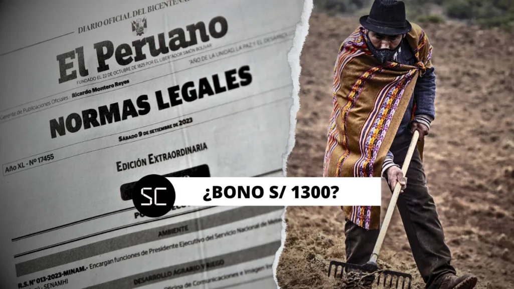 ¿Nuevo bono agrario de 1300 soles en diciembre 2023? Esto dice SEFE Agro