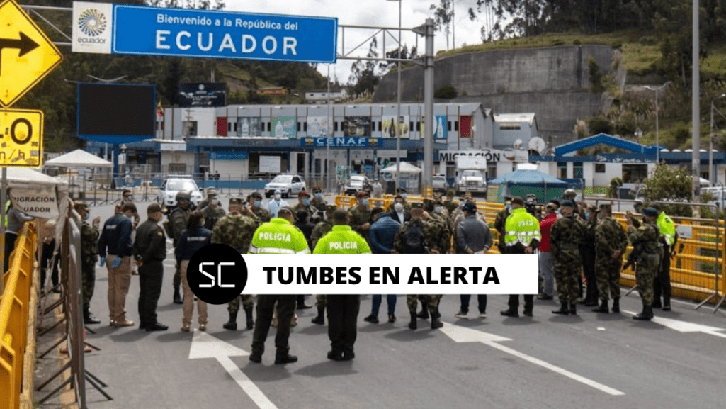 Tumbes en emergencia tras los actos terroristas que se suscitaron en Ecuador. Más de 400 policías viene realizando operativos en la región.