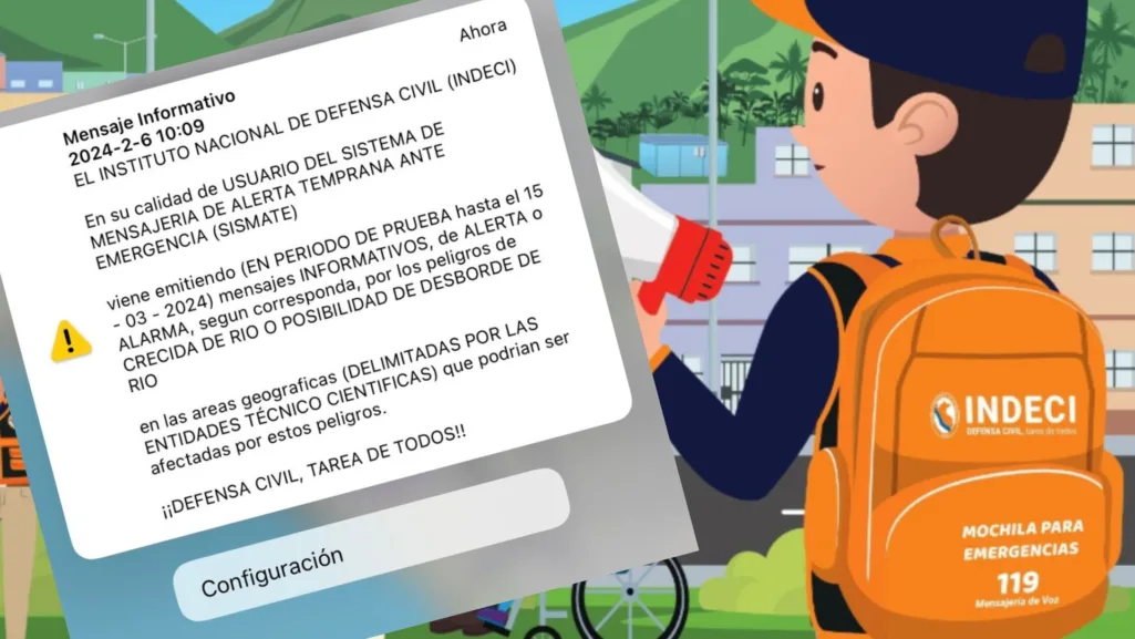 Alerta SISMATE en Perú HOY, 6 de febrero 2024: ¿Hasta cuándo habrá mensajes de prueba?