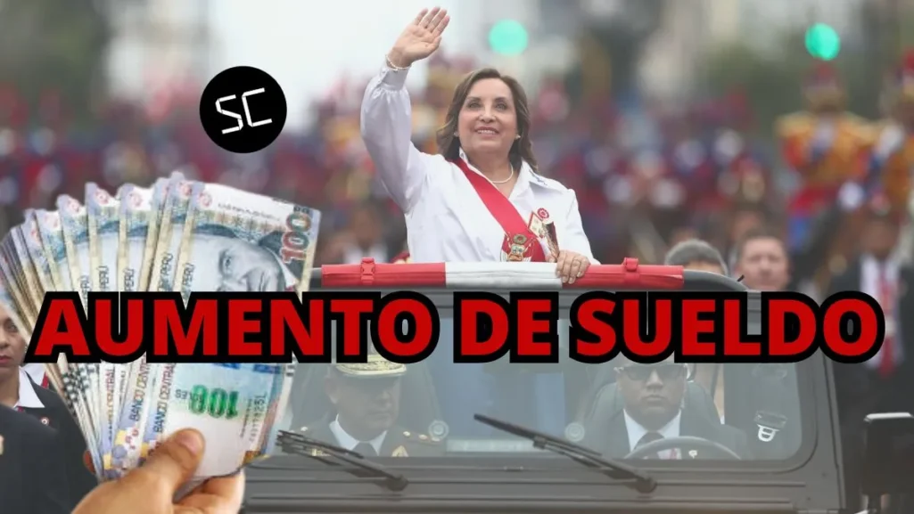 La presidenta Dina Boluarte anunció el aumento de sueldo 2024 en Perú, el cual también incluye a la PNP y las Fuerzas Armadas.