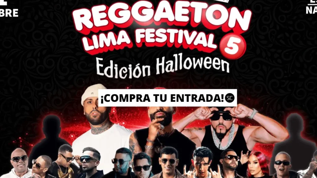 El Reggaetón Lima Festival 5 2024 regresa con un cartel de lujo.