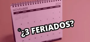 ¿El 14, 15 y 16 de noviembre son feriado? Mira quiénes disfrutan de este asueto