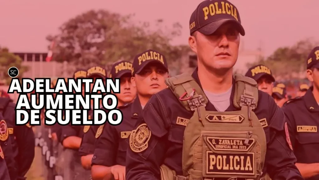 Aumento de sueldo para policías y miembros de la Fuerza Armadas se implementará desde el 2024