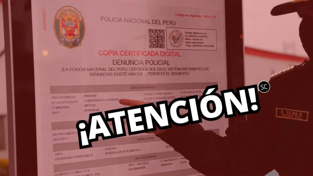 Ya puedes hacer tu denuncia policial por pérdida de DNI 2025: LINK oficial de la PNP